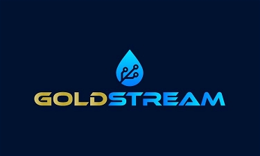 GoldStream.io - Creative brandable domain for sale